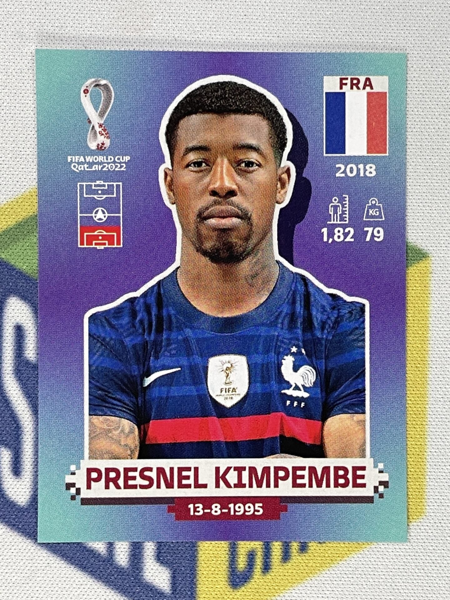 Presnel Kimpembe France Panini World Cup 2022 Qatar Stickers