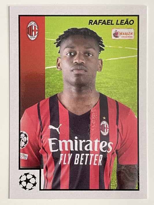 Rafael Leao AC Milan Base Topps Merlin Heritage 97 UEFA Champions League Card