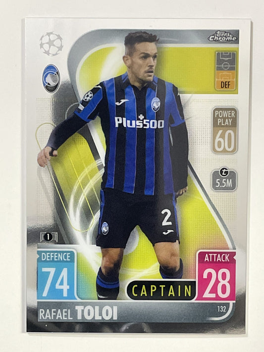 Rafael Toloi Atalanta Topps Match Attax Chrome 2021 2022 Football Card