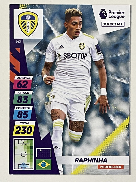 Raphinha Leeds United Base Panini Adrenalyn XL PLUS Premier League 2021 2022