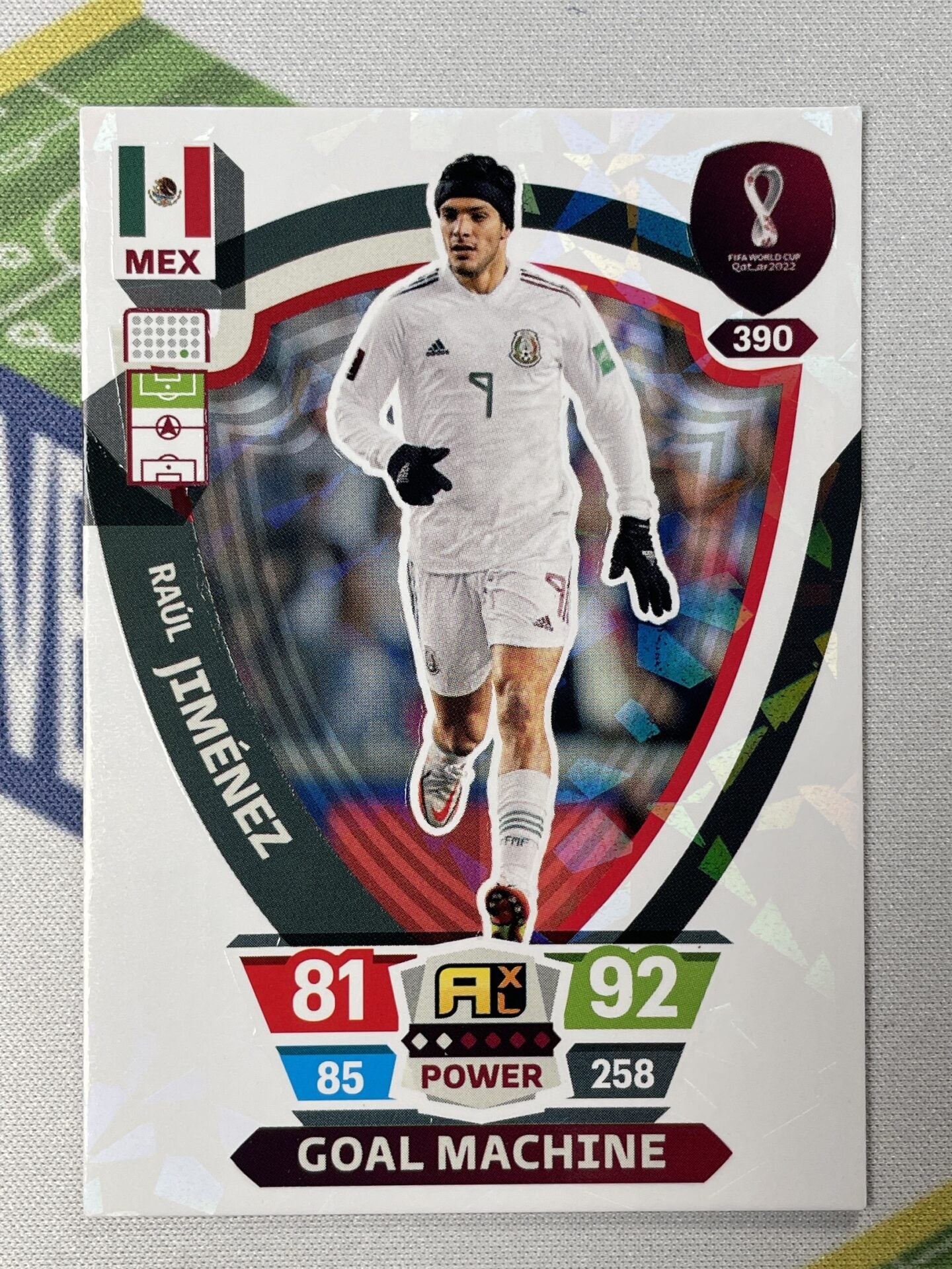 Raul Jimenez Mexico Goal Machine Panini World Cup 2022 Adrenalyn XL Card