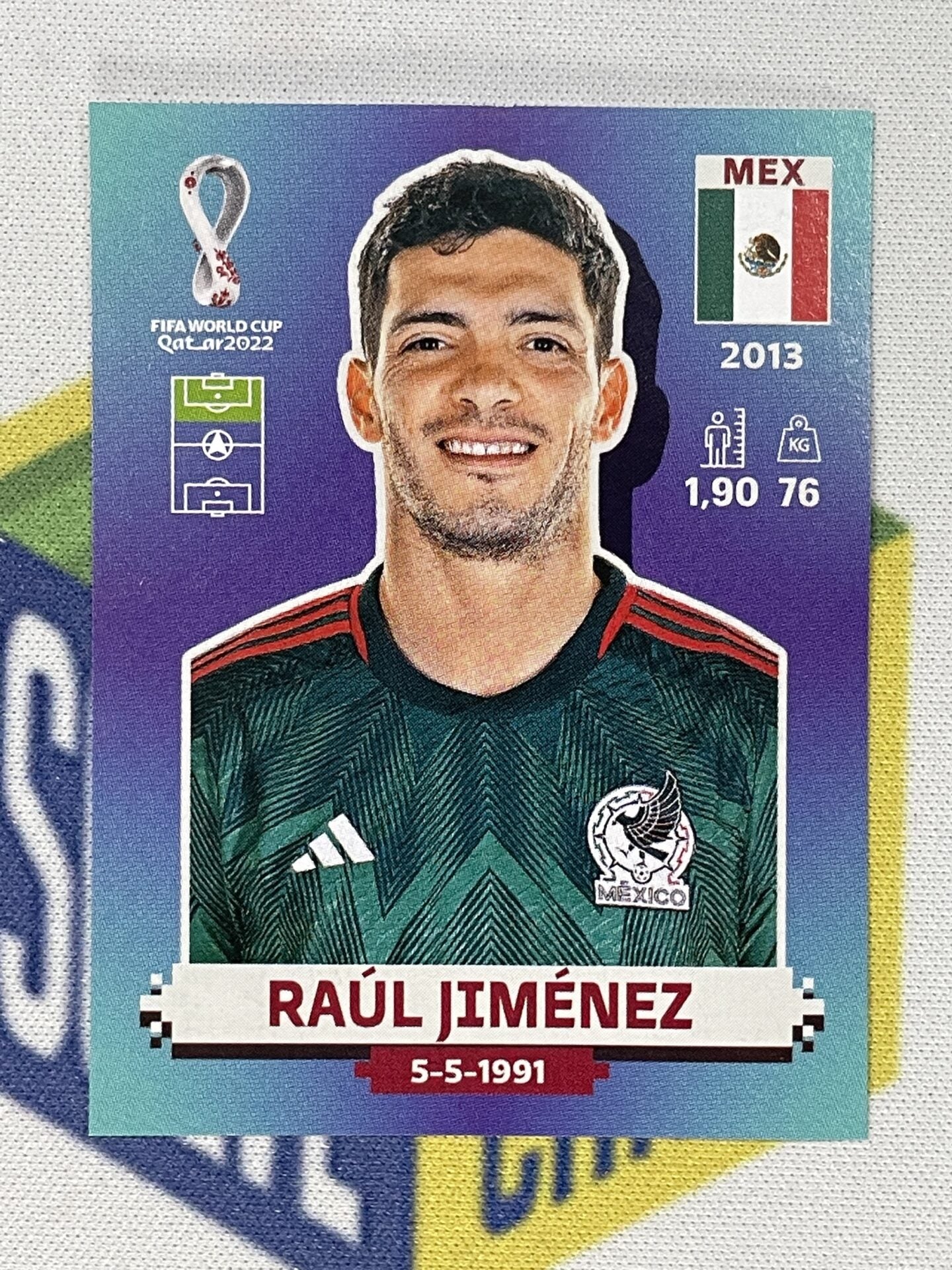 Raul Jimenez Mexico Panini World Cup 2022 Qatar Stickers