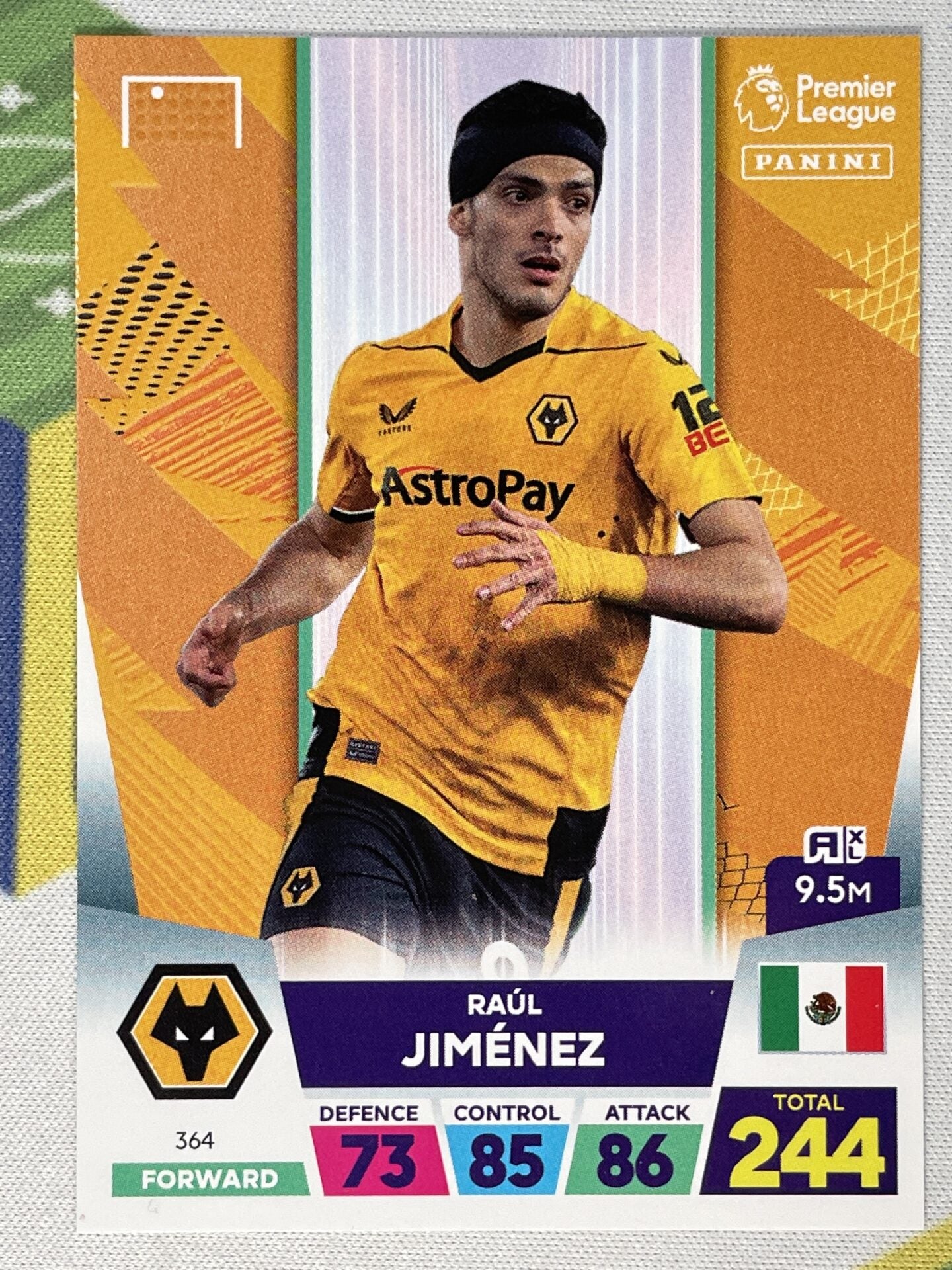 Raul Jimenez Wolves Panini Premier League Adrenalyn XL 2023 Card