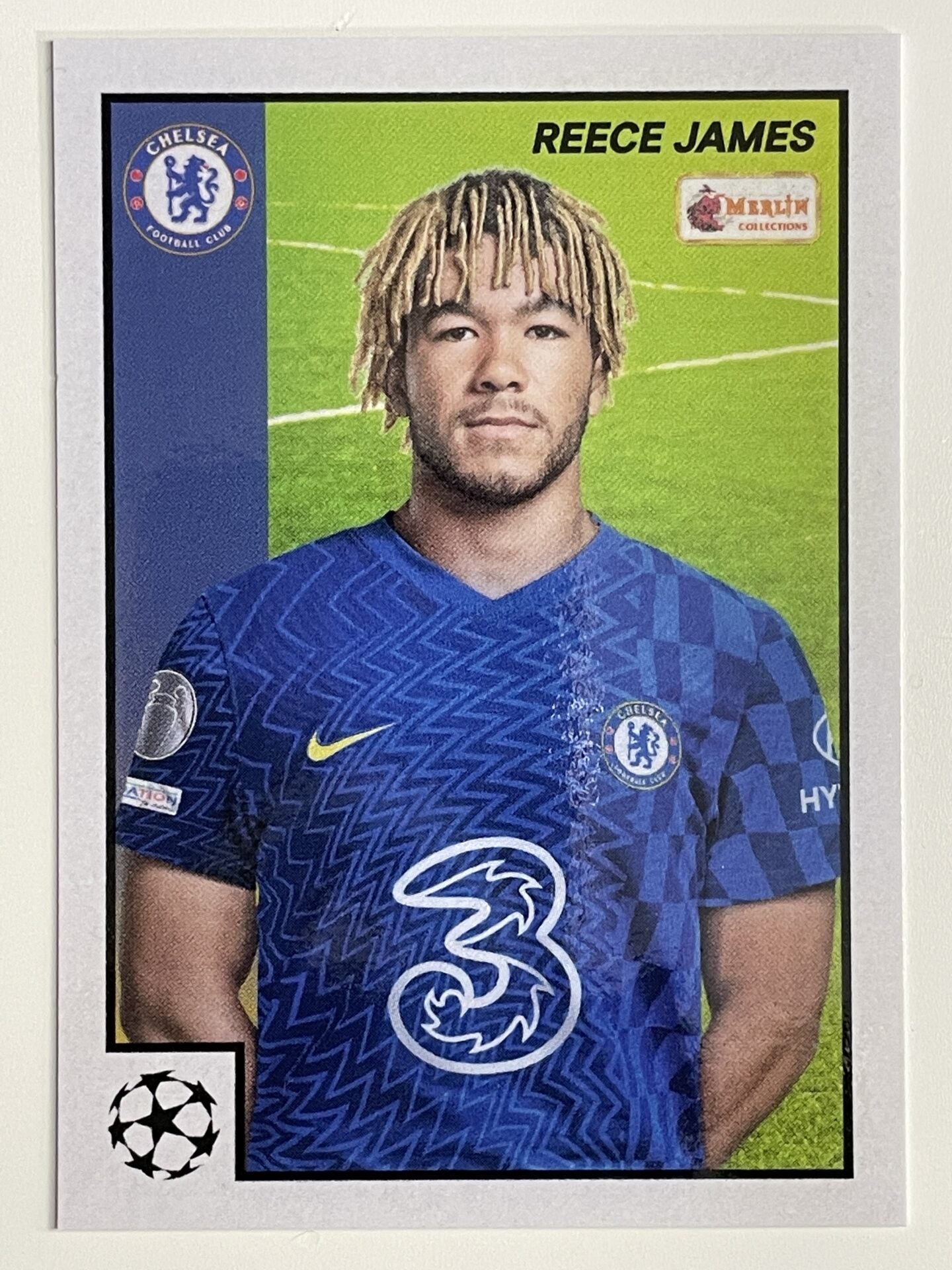 Reece James Chelsea Base Topps Merlin Heritage 97 UEFA Champions League Card