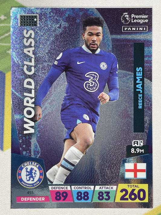 Reece James Chelsea World Class Panini Premier League Adrenalyn XL 2023 Card