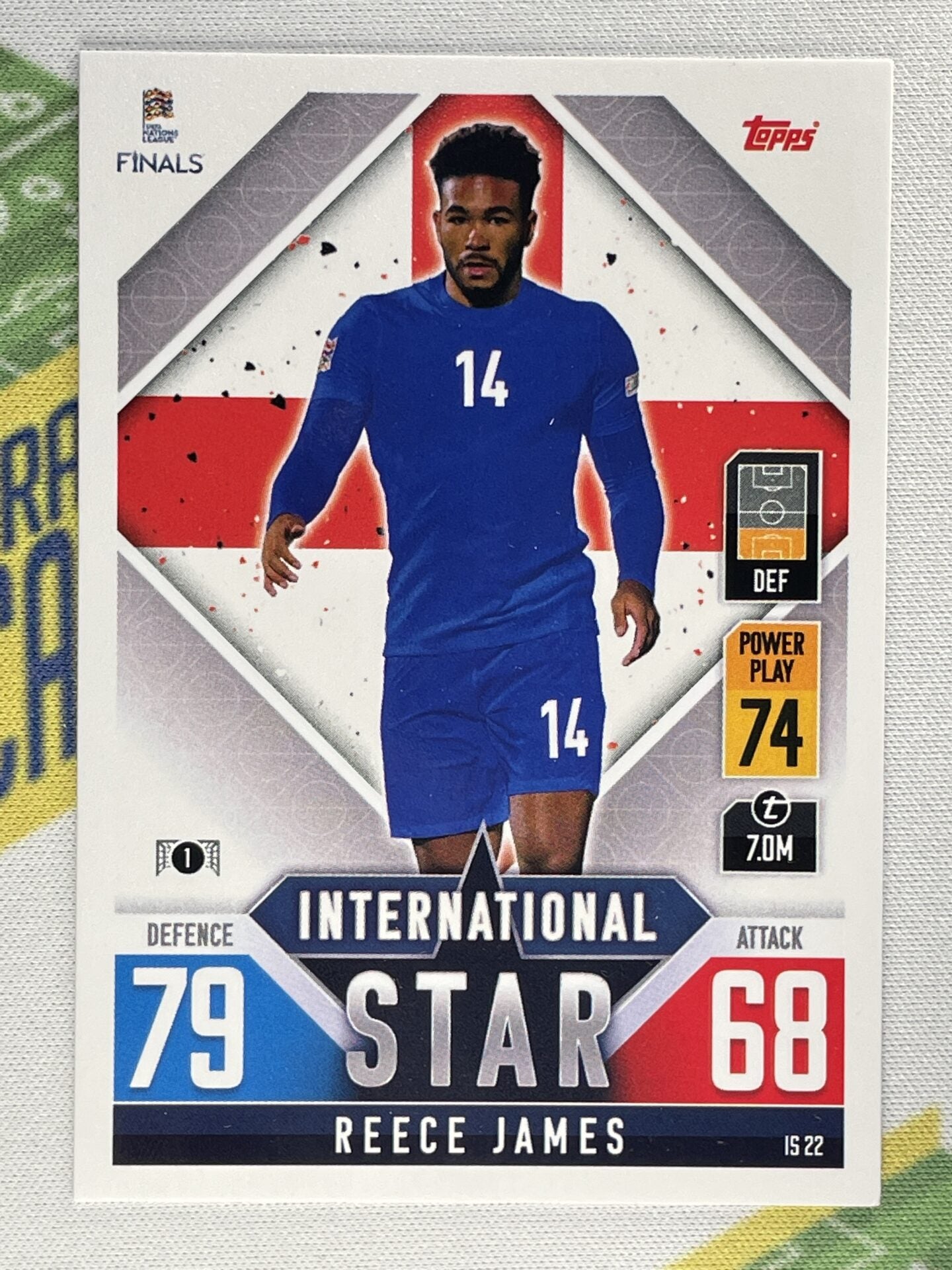 Reece James England Topps Match Attax 101 Road to Nations League 2022 Card