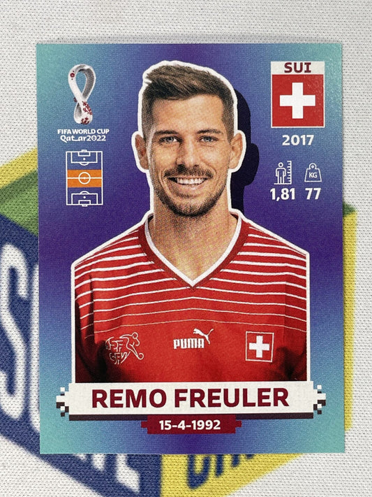 Remo Freuler Switzerland Panini World Cup 2022 Qatar Stickers