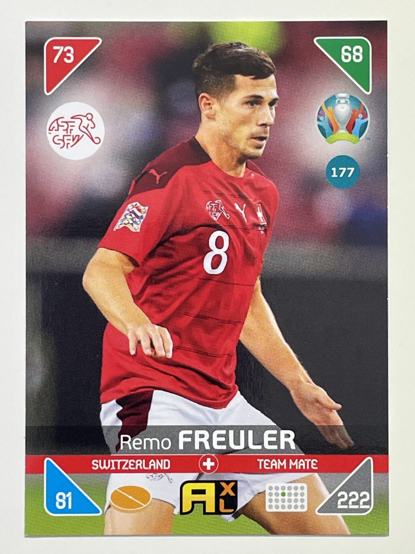 Remo Freuler Team Mates (Switzerland) Football Card &#8211; Euro 2020 Adrenalyn XL