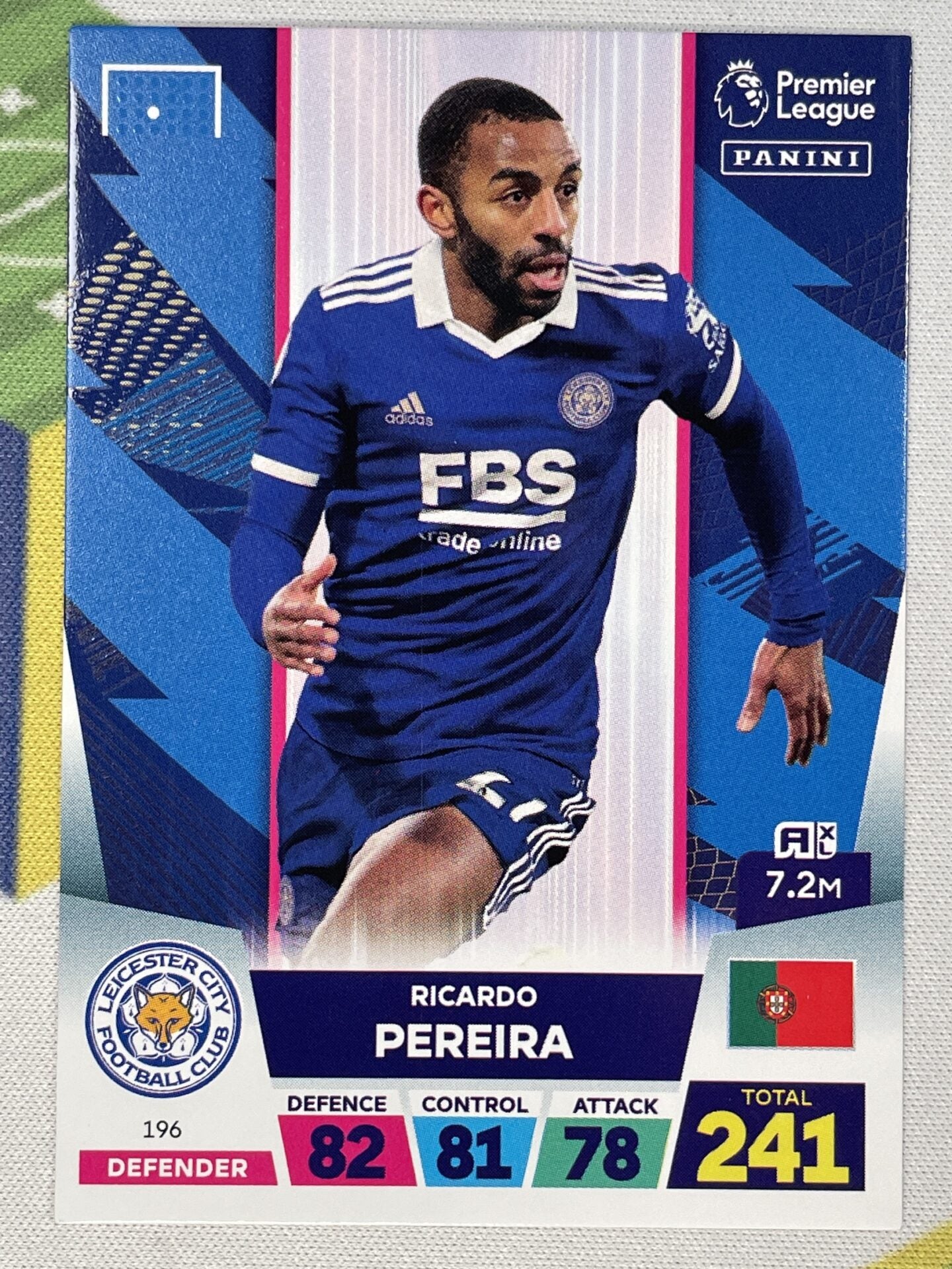 Ricardo Pereira Leicester Panini Premier League Adrenalyn XL 2023 Card