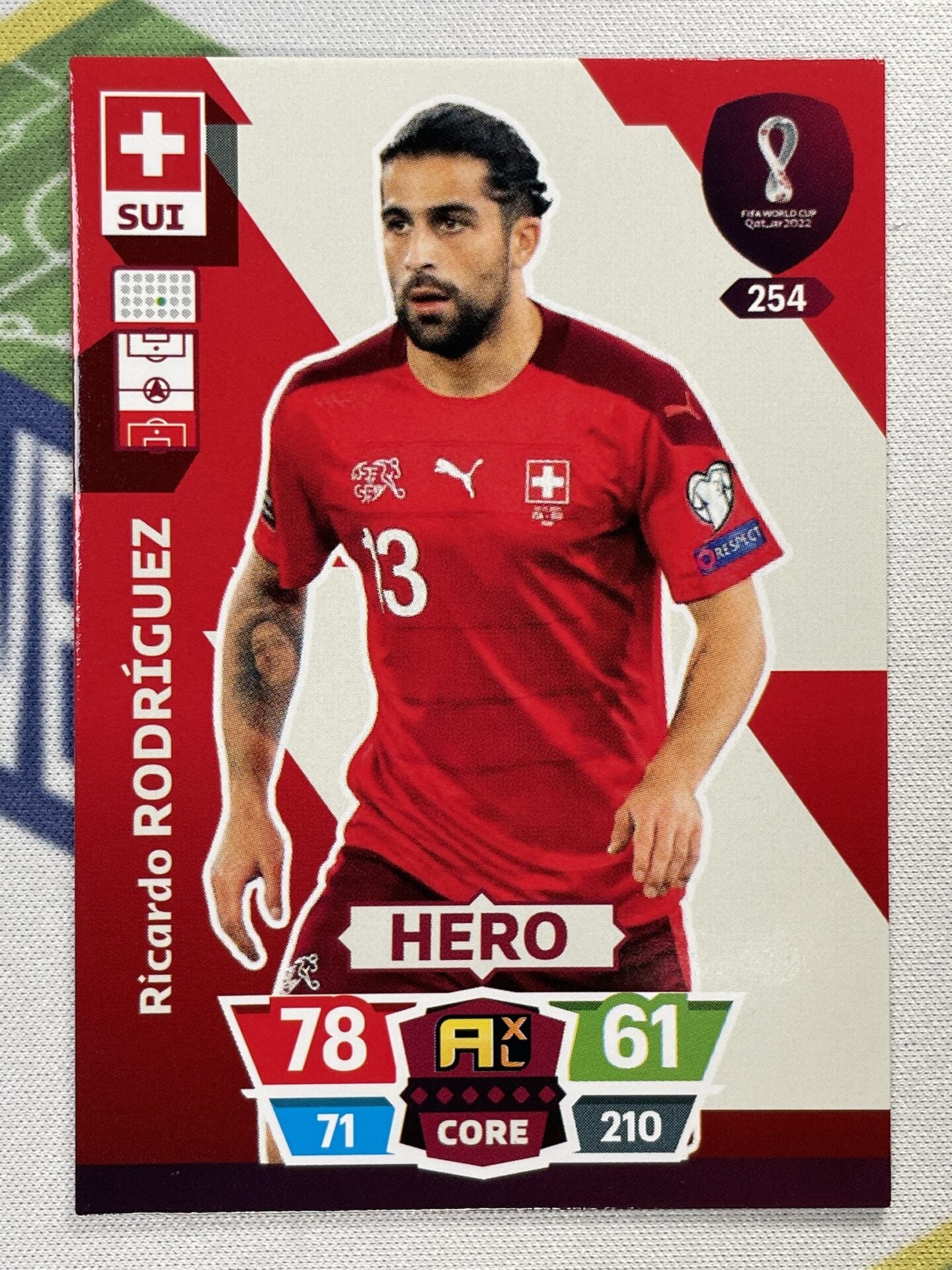 Ricardo Rodriguez Switzerland Panini World Cup 2022 Adrenalyn XL Card