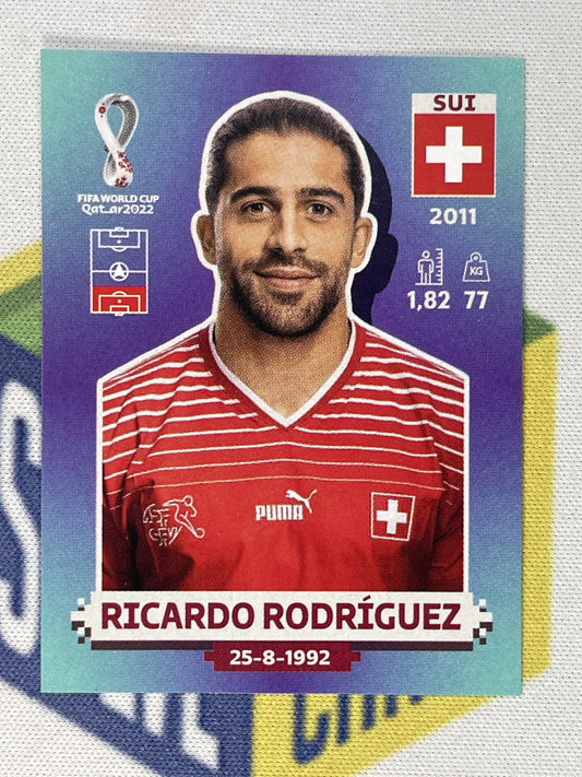 Ricardo Rodriguez Switzerland Panini World Cup 2022 Qatar Stickers