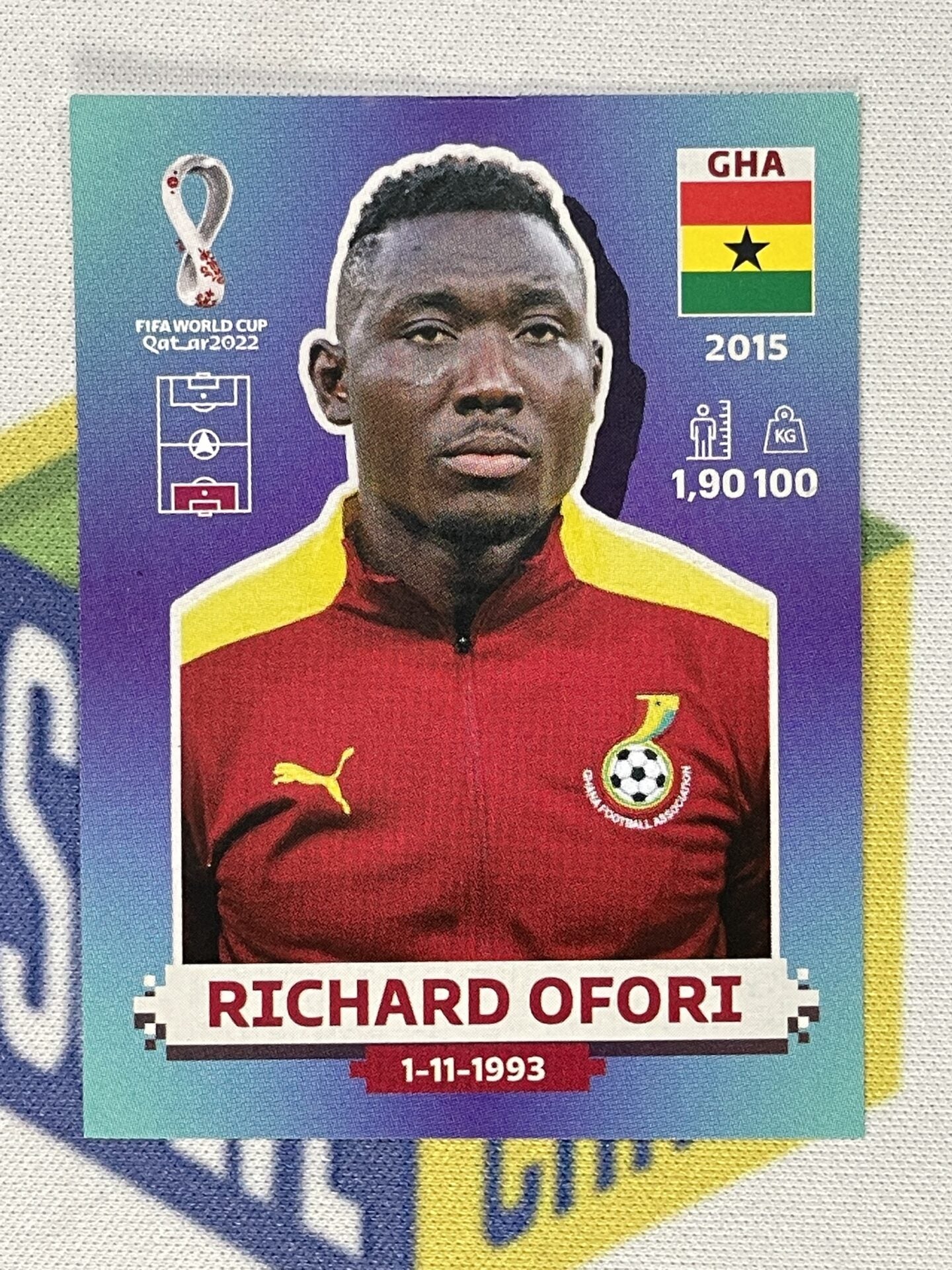 Richard Ofori Ghana Panini World Cup 2022 Qatar Stickers