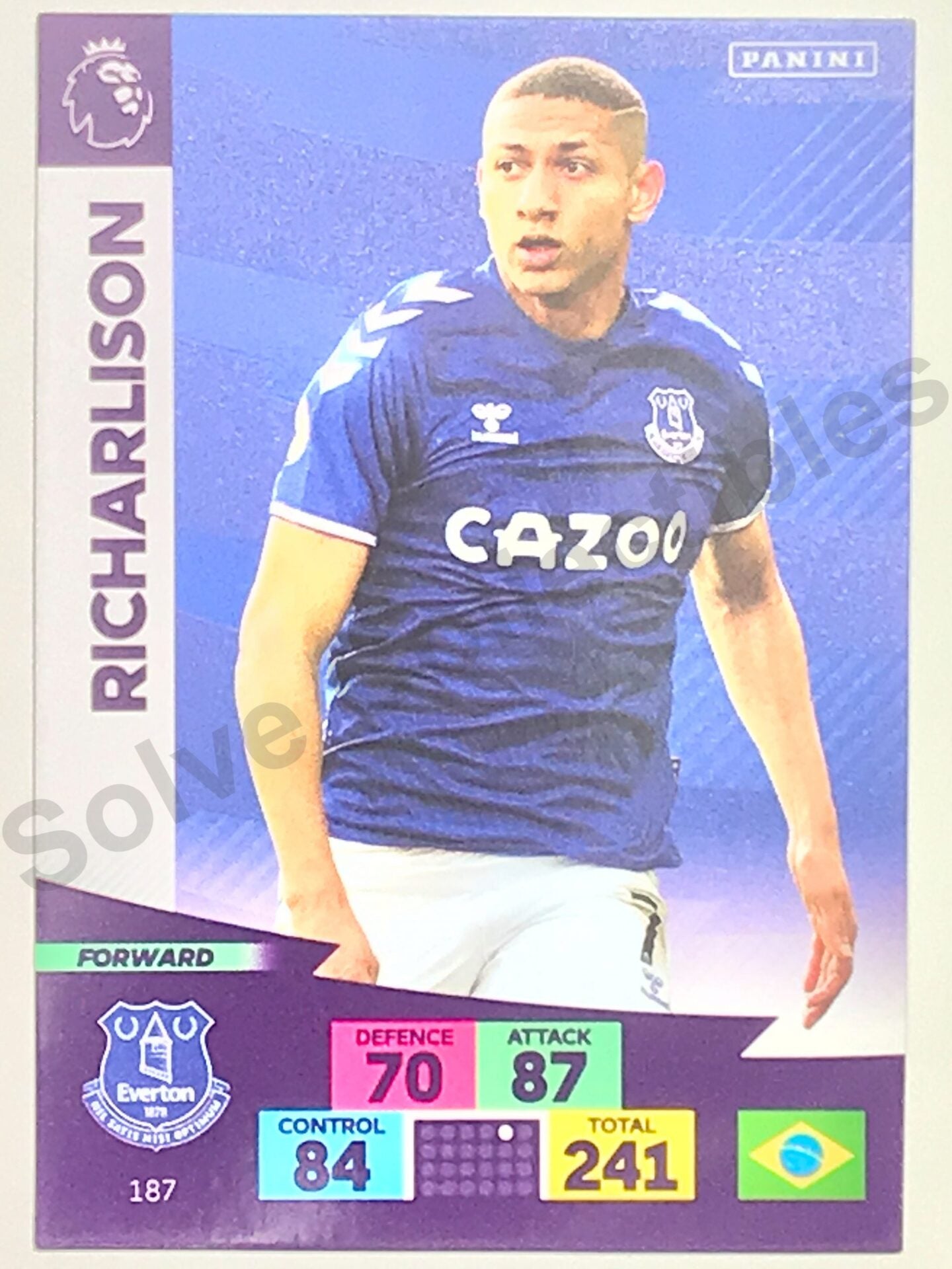 Richarlison (Everton) Football Sticker &#8211; Premier League Adrenalyn XL 2020:21