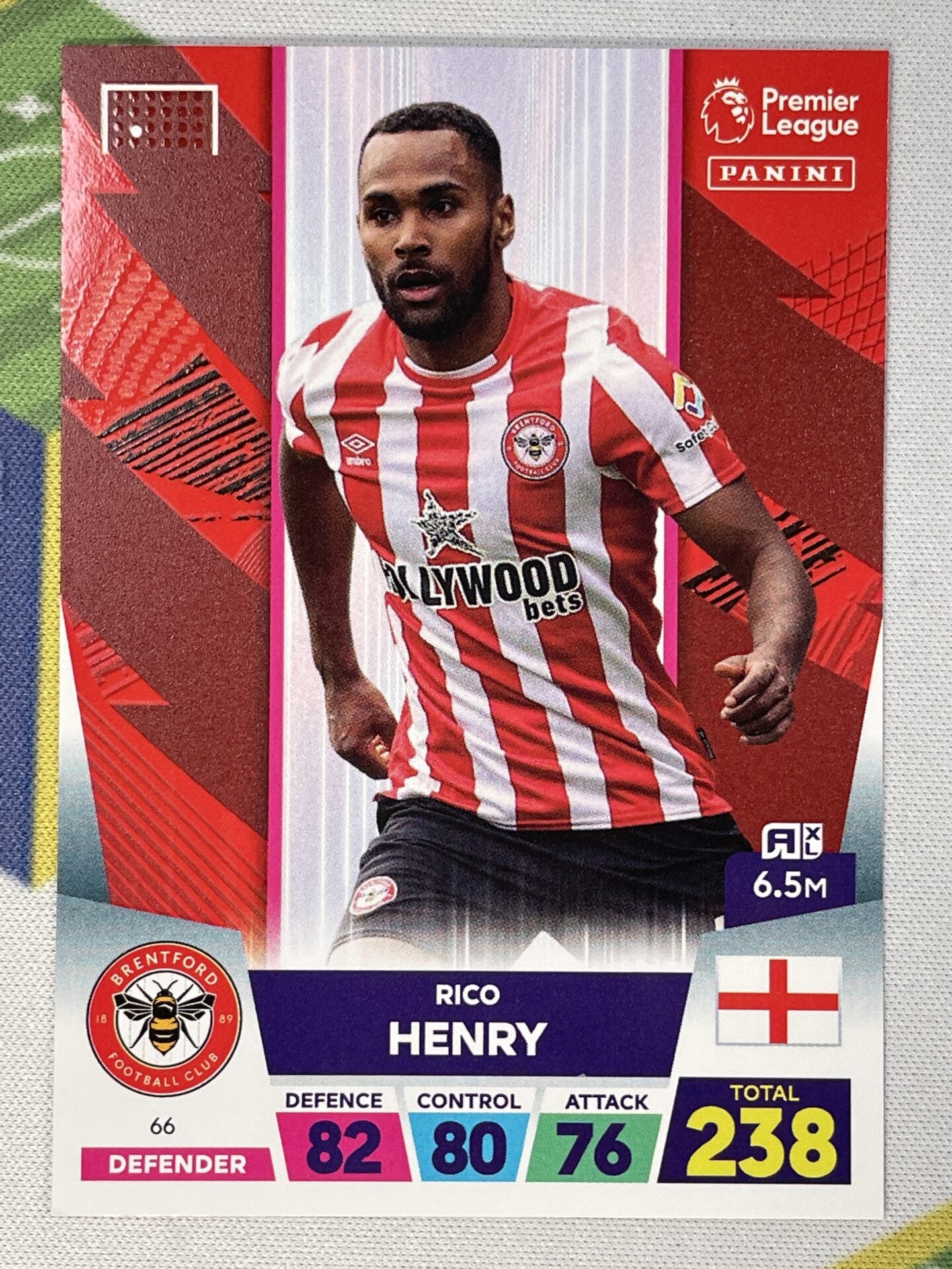 Rico Henry Brentford Panini Premier League Adrenalyn XL 2023 Card