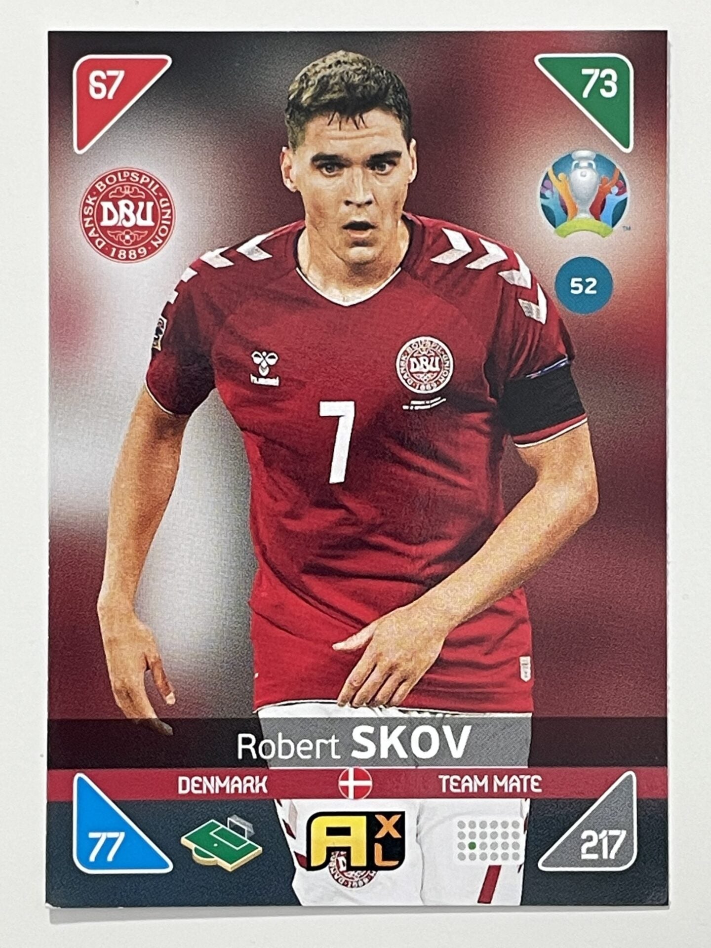 Robert Skov Team Mates (Denmark) Football Card &#8211; Euro 2020 Adrenalyn XL