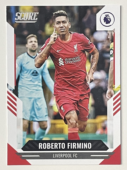 Roberto Firmino Liverpool Base Panini Premier League Score 2021 2022