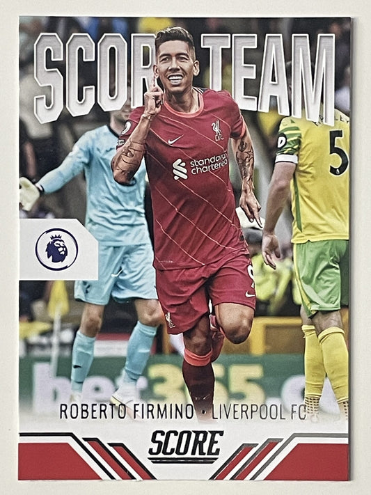 Roberto Firmino Liverpool Score Team Panini Premier League Score 2021 2022