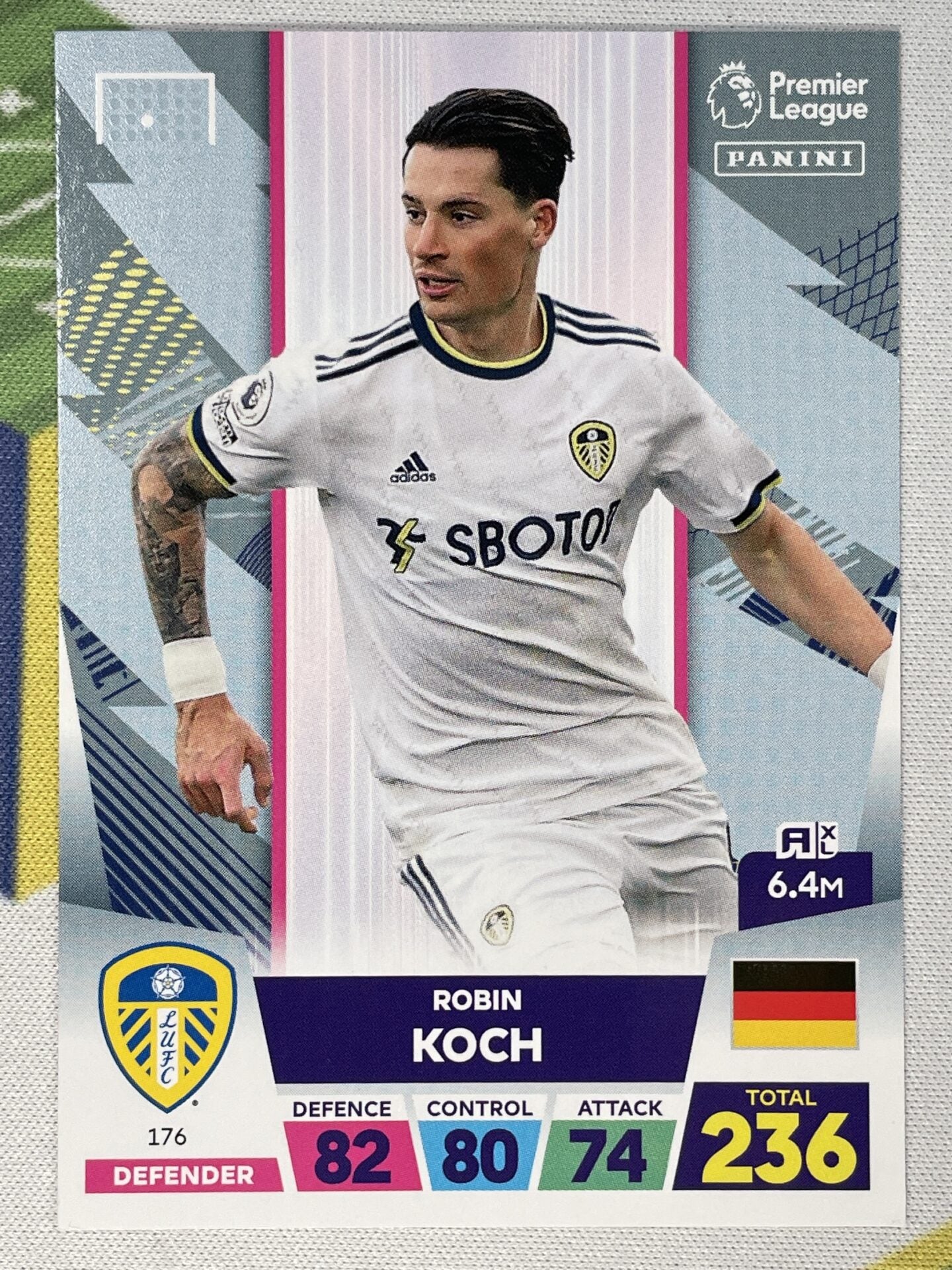 Robin Koch Leeds Panini Premier League Adrenalyn XL 2023 Card