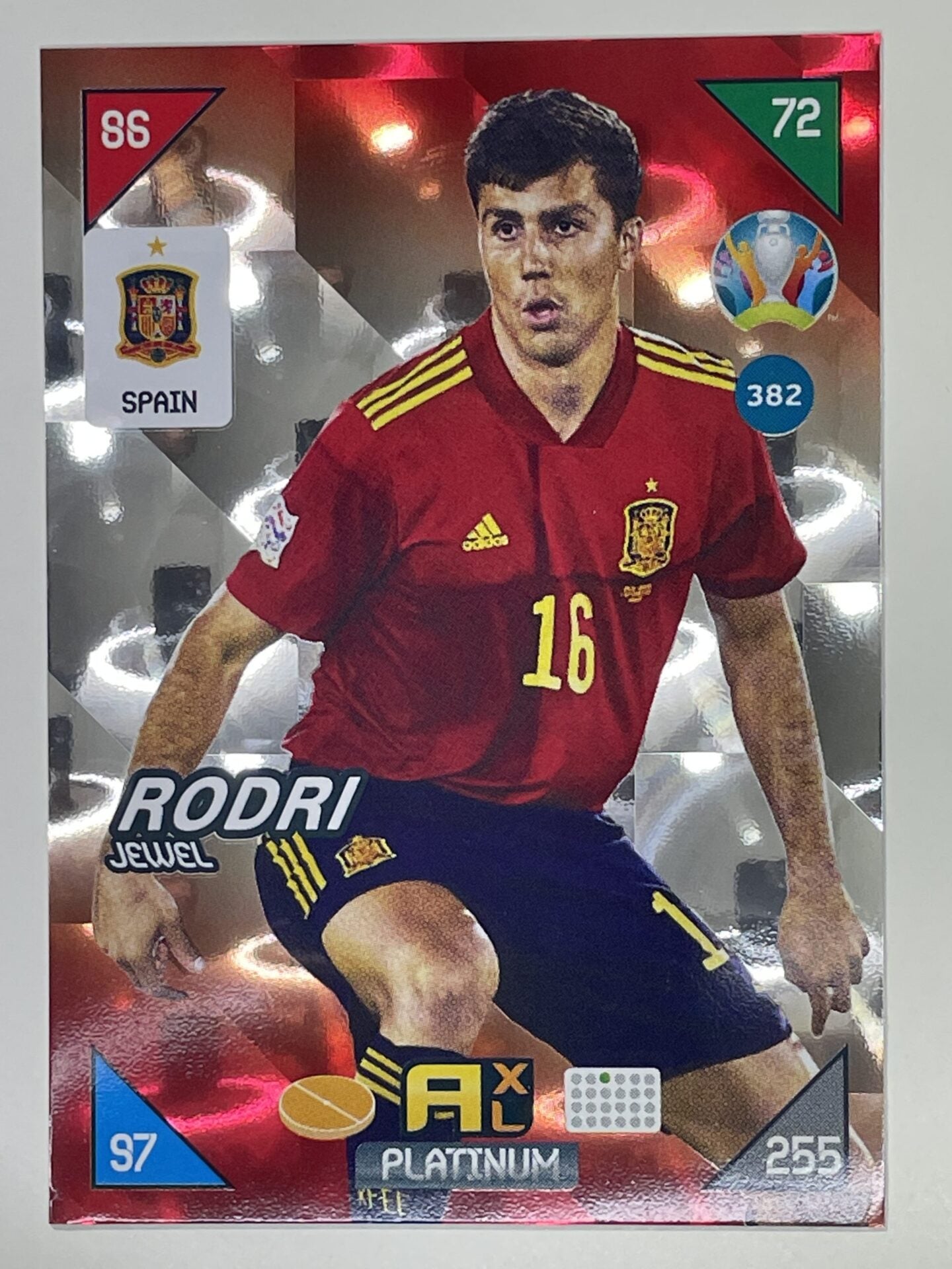 Rodri Jewels (Spain) Football Card &#8211; Euro 2020 Adrenalyn XL