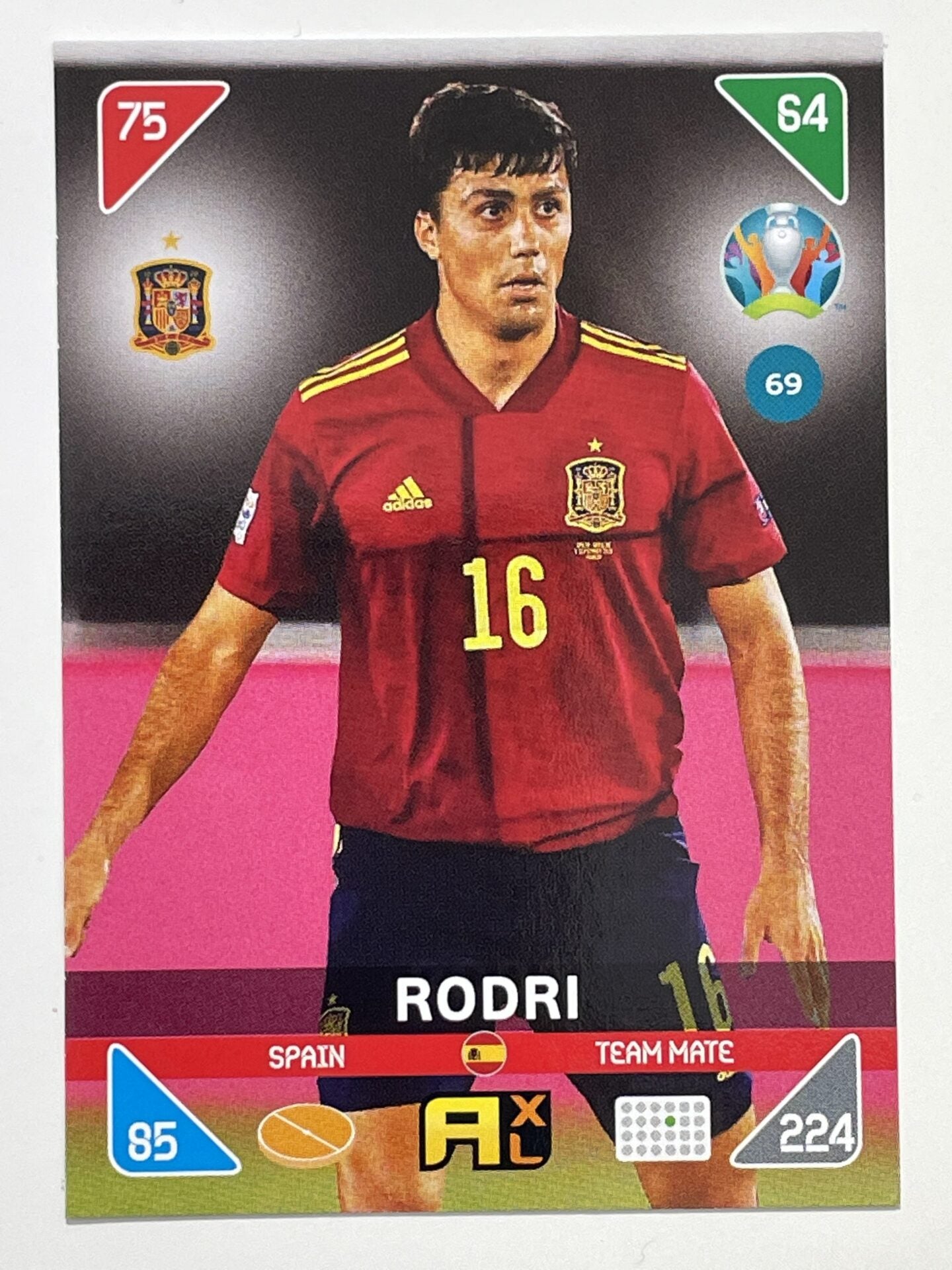 Rodri Team Mates (Spain) Football Cards &#8211; Euro 2020 Adrenalyn XL