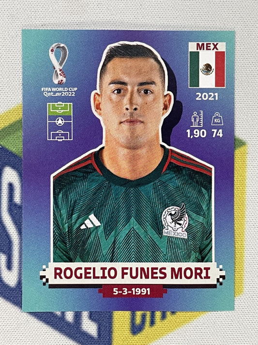 Rogelio Funes Mori Mexico Panini World Cup 2022 Qatar Stickers