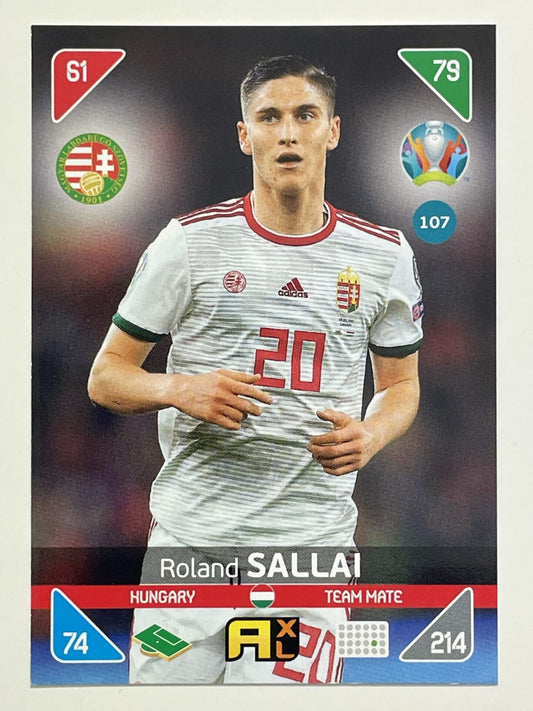 Roland Sallai Team Mates (Hungary) Football Card &#8211; Euro 2020 Andrenalyn XL