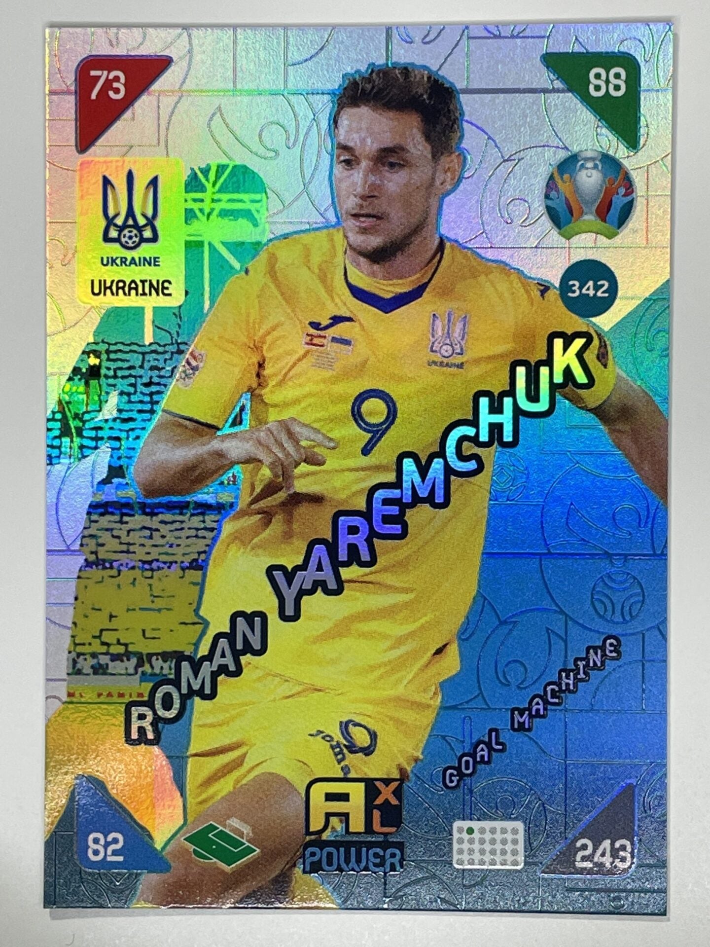 Roman Yaremchuk Goal Machines (Ukraine) Football Card &#8211; Euro 2020 Adrenalyn XL