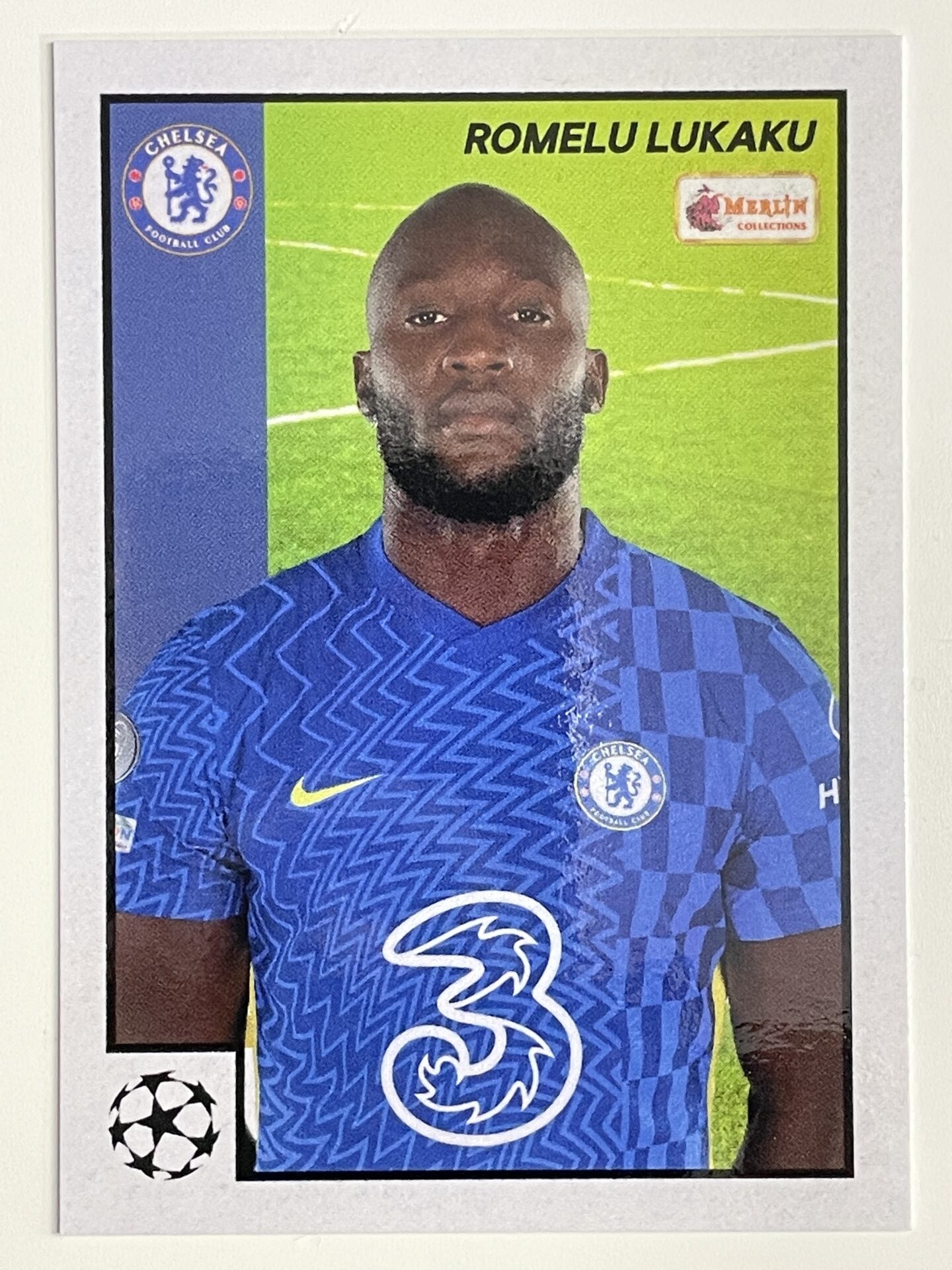 Romelu Lukaku Chelsea Base Topps Merlin Heritage 97 UEFA Champions League Card