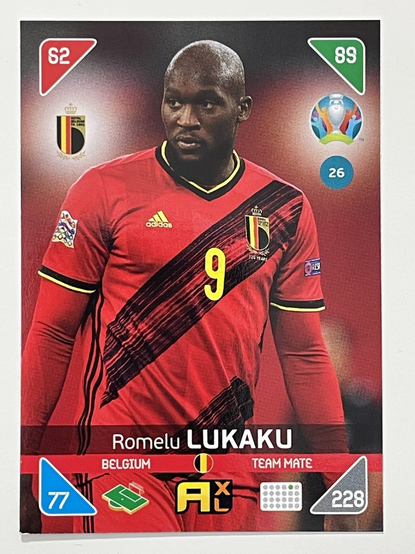 Romelu Lukaku Team Mates (Belgium) Football Card &#8211; Euro 2020 Adrenalyn XL