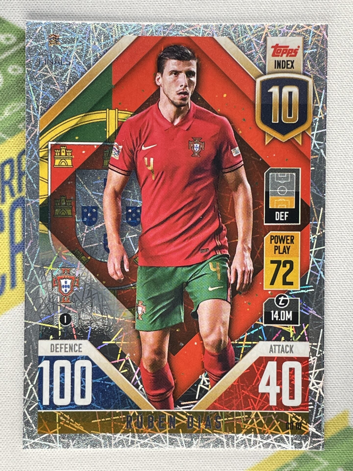 Ruben Dias Portugal Topps Match Attax 101 Road to Nations League 2022 Card