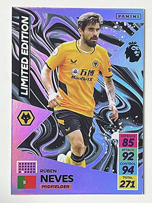 Ruben-Neves-Wolves-Limited-Edition-Panini-Adrenalyn-XL-2021-22-Card-Football