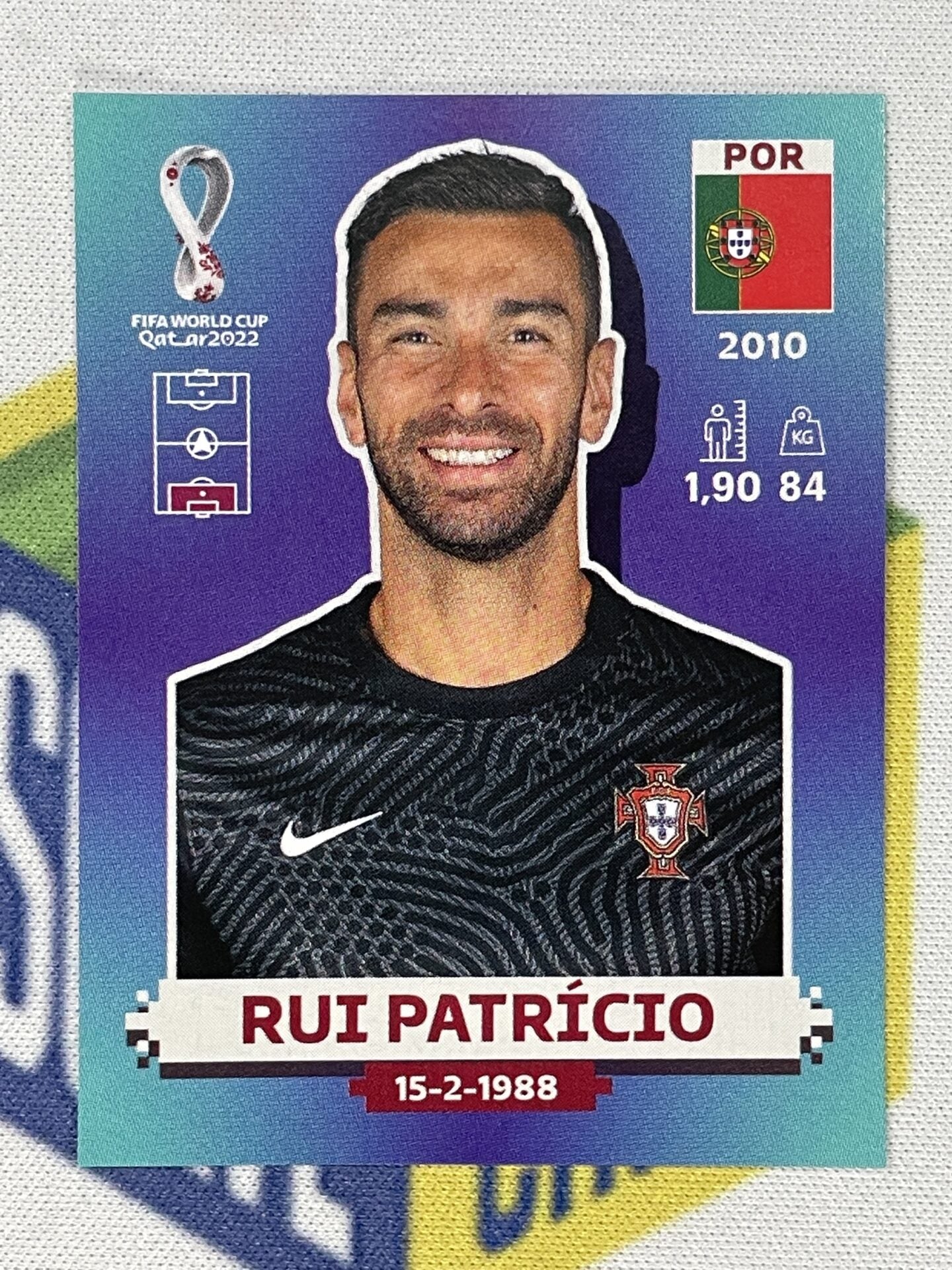 Rui Patricio Portugal Panini World Cup 2022 Qatar Stickers