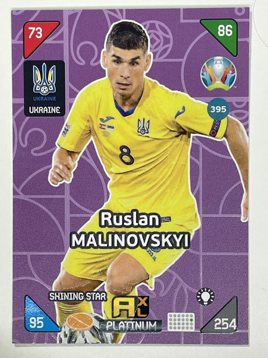 Ruslan Malinovskyi Shining Stars (Ukraine) Football Card &#8211; Euro 2020 Adrenalyn XL