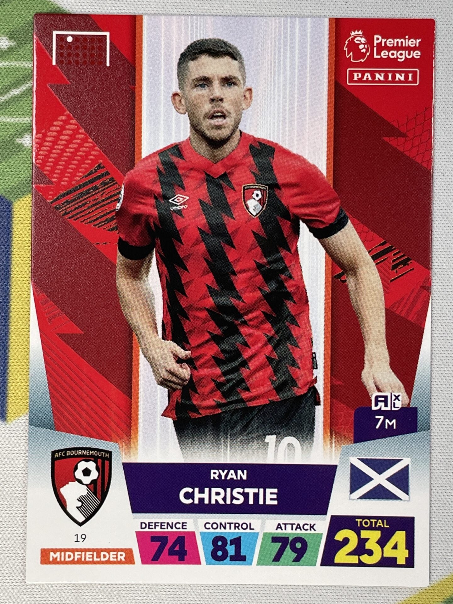 Ryan Christie Bournemouth Panini Premier League Adrenalyn XL 2023 Card