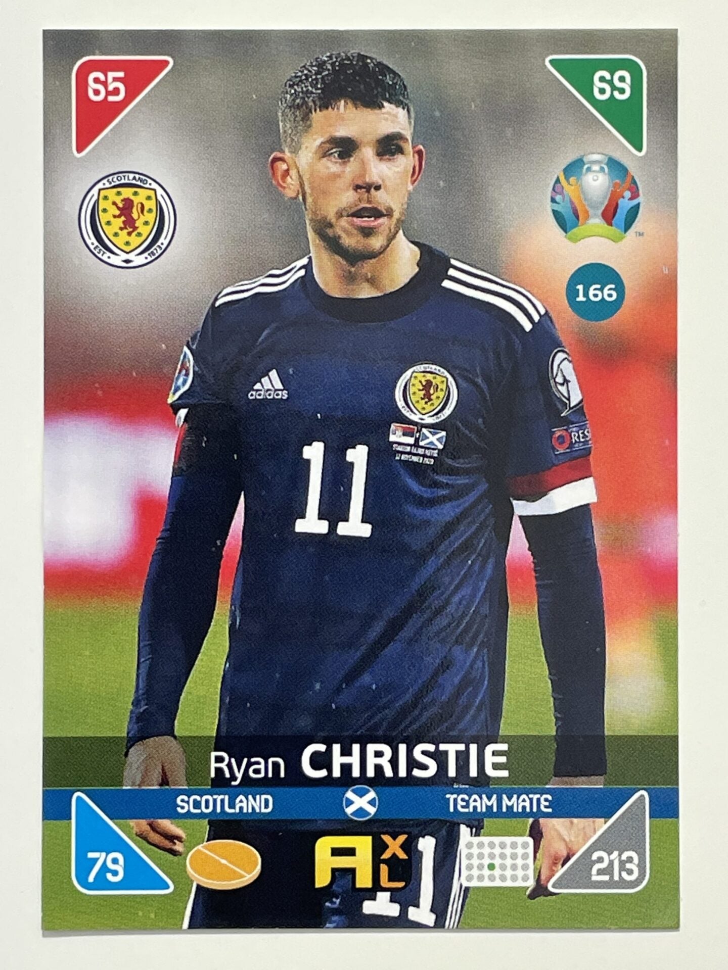 Ryan Christie Team Mates (Scotland) Football Card &#8211; Euro 2020 Andrenalyn XL