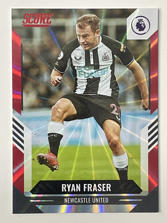 Ryan Fraser Newcastle United Base Red Laser Parallel Panini Premier League Score 2021 2022