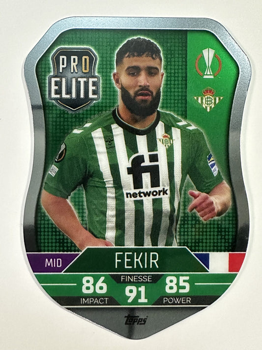 SH13 Fekir Pro Elite Shield (Real Betis) Topps Match Attax 2022:2023 Card