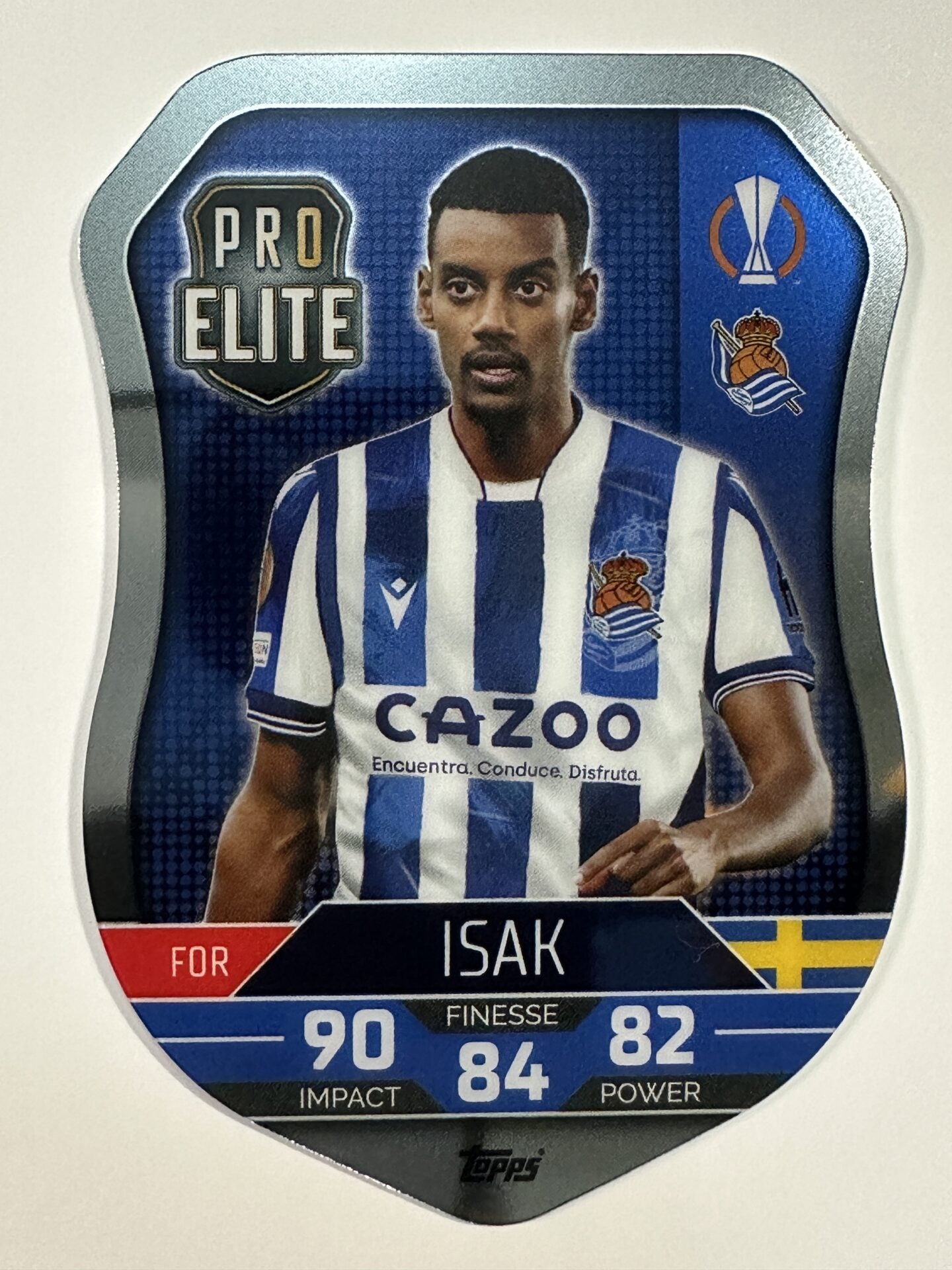 SH14 Isak Pro Elite Shield (Real Sociedad) Topps Match Attax 2022:2023 Card