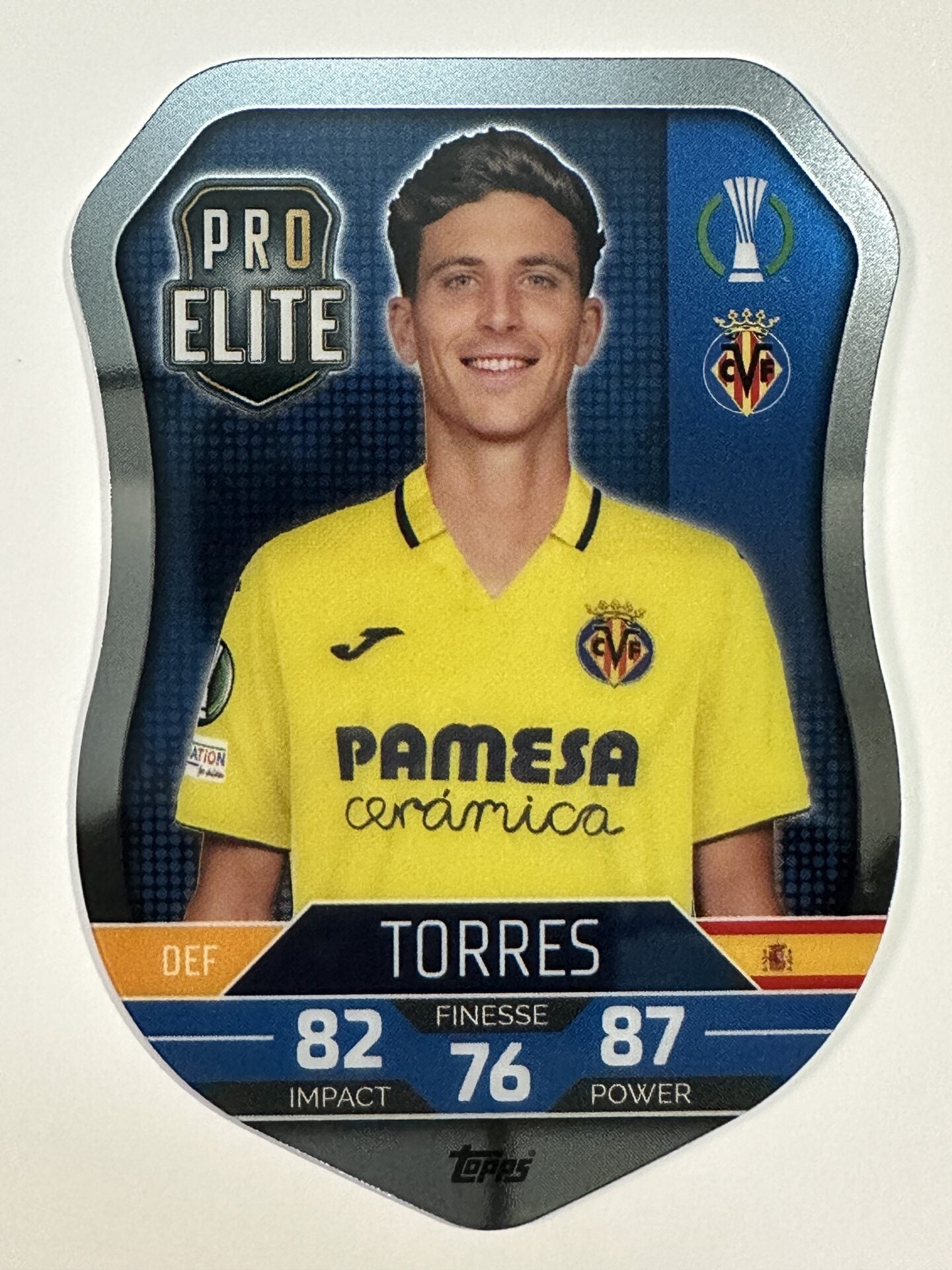 SH15 Torres Pro Elite Shield (Villarreal) Topps Match Attax 2022:2023 Card