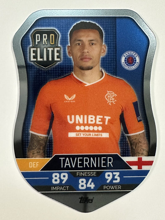 SH20 Tavernier Pro Elite Shield (Rangers) Topps Match Attax 2022:2023 Card