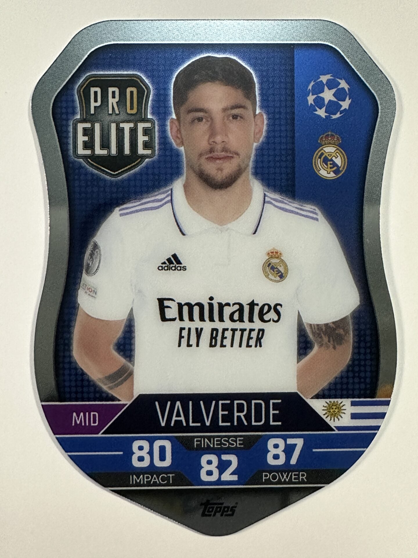 SH4 Valverde Pro Elite Shield (Real Madrid) Topps Match Attax 2022:2023 Card