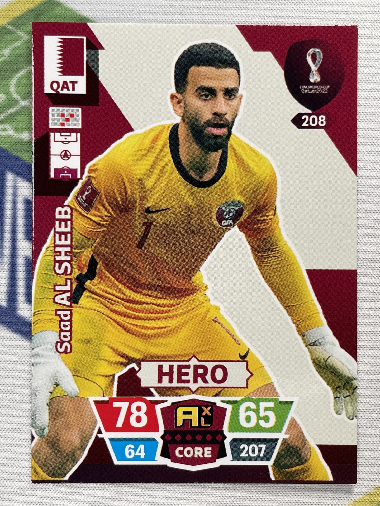 Saad Al Sheeb Qatar Panini World Cup 2022 Adrenalyn XL Card