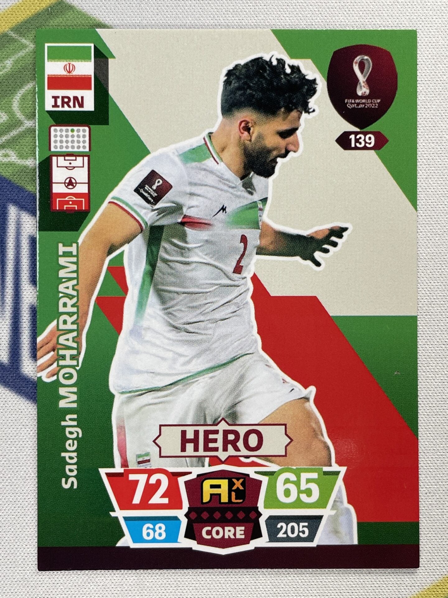 Sadegh Moharrami Iran Panini World Cup 2022 Adrenalyn XL Card