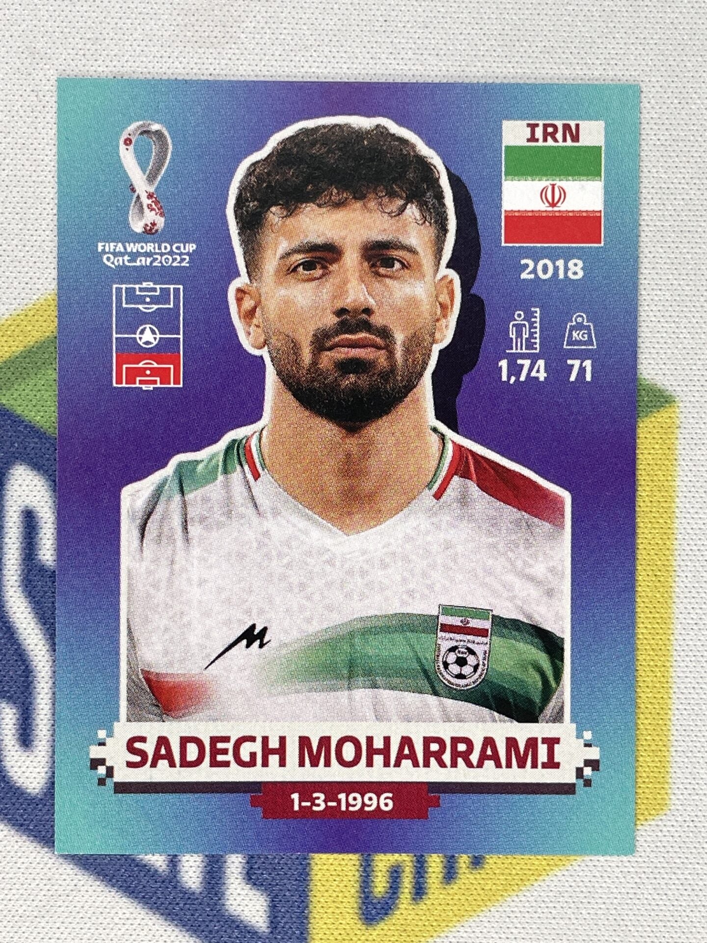 Sadegh Moharrami Iran Panini World Cup 2022 Qatar Stickers