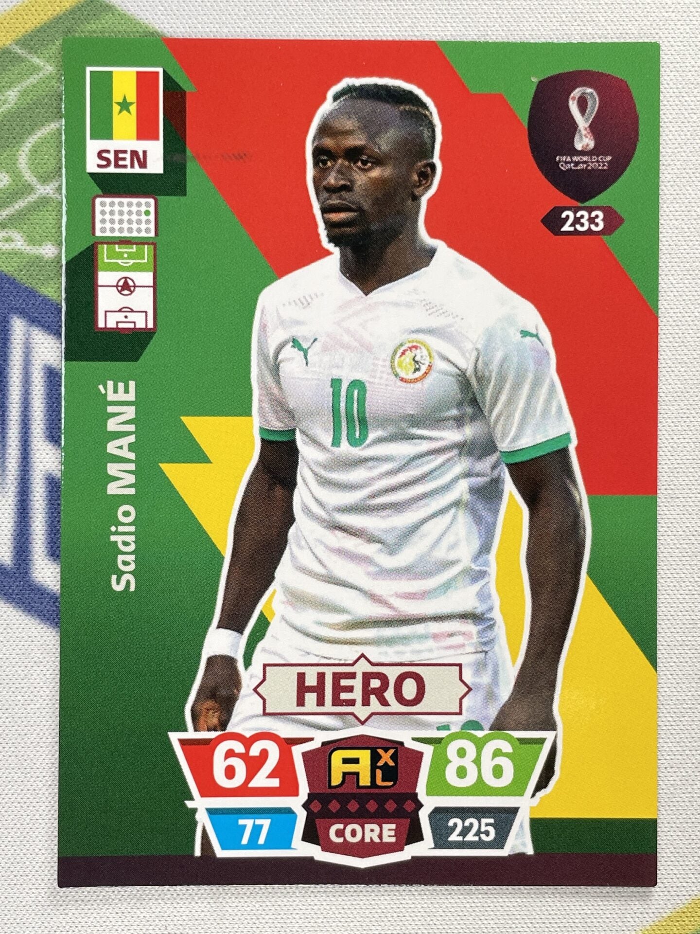 Sadio Mane Senegal Panini World Cup 2022 Adrenalyn XL Card