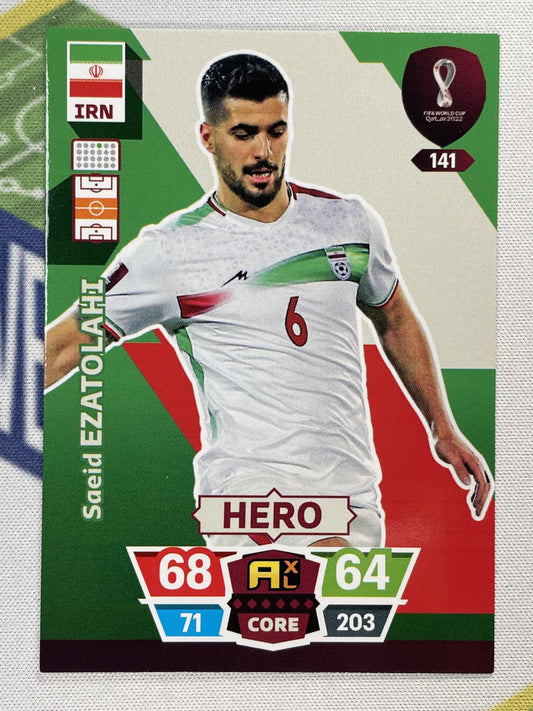 Saeid Ezatolahi Iran Panini World Cup 2022 Adrenalyn XL Card