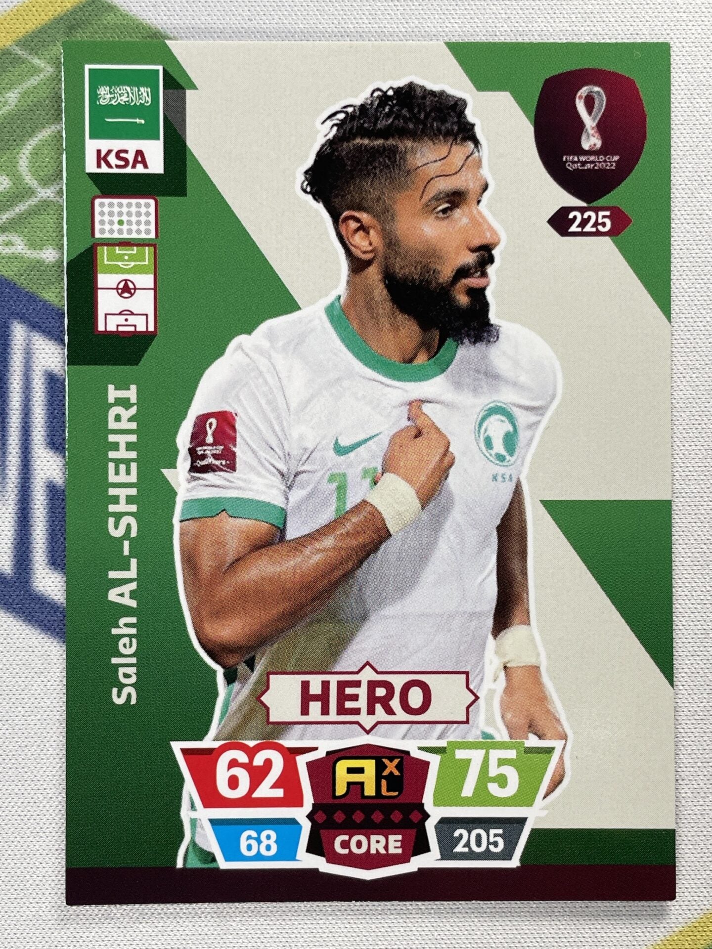 Saleah Al-Shehri Saudi Arabia Panini World Cup 2022 Adrenalyn XL Card