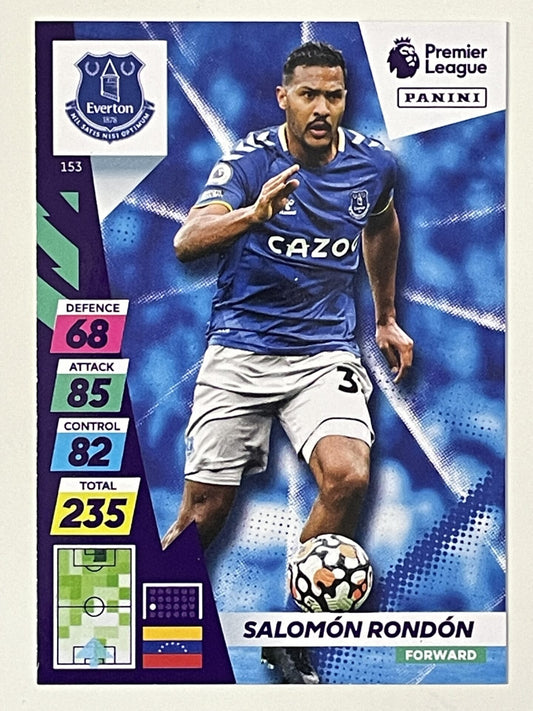 Salomon Rondon Everton Base Panini Adrenalyn XL PLUS Premier League 2021 2022