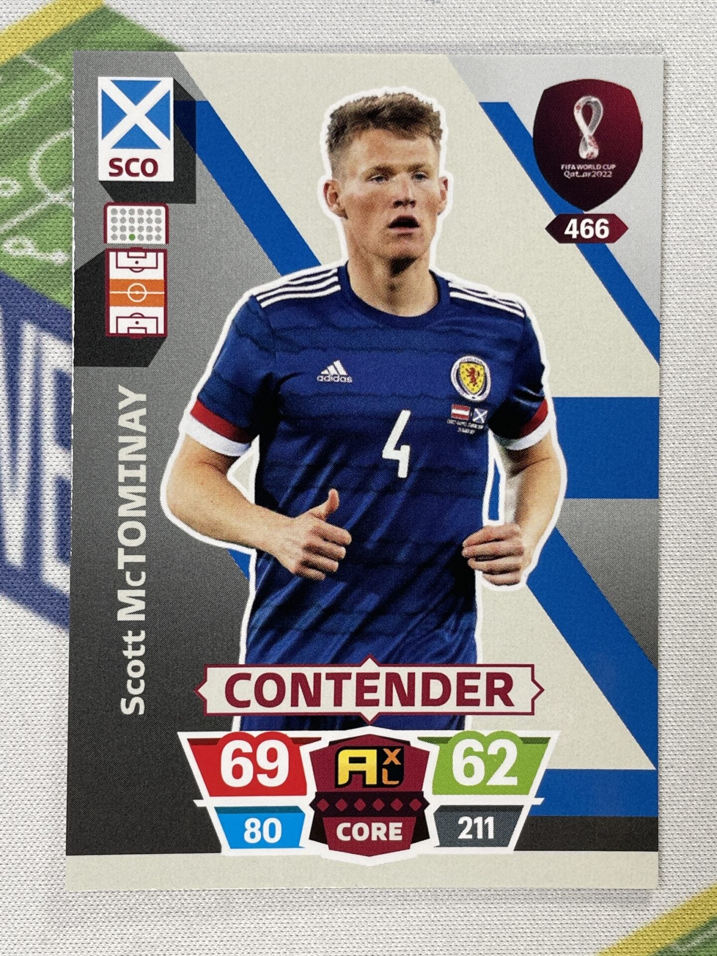 Scott McTominay Scotland Panini World Cup 2022 Adrenalyn XL Card