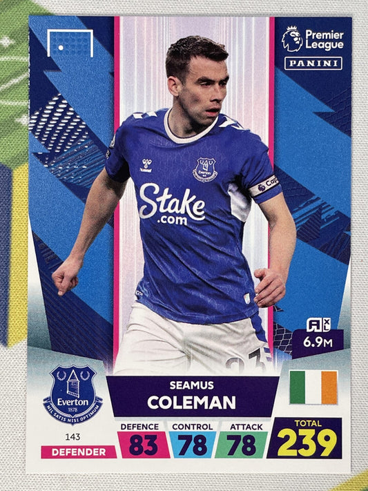 Seamus Coleman Everton Panini Premier League Adrenalyn XL 2023 Card